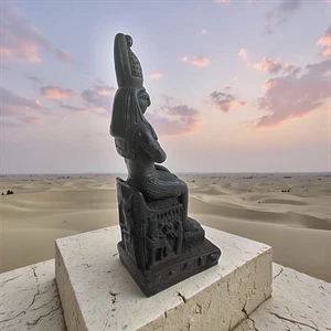 Ral (a/k/a, Re) - Ancient Egyptian Sun Goddess - Made of Iron - Picture 1 of 7