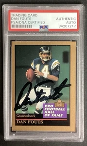 Dan Fouts Signed 1995 Enor #165 Football Card HOF Chargers Autograph PSA/DNA - Picture 1 of 2