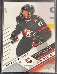 Macklin Celebrini #70 Base Pride of the Program 2024 Upper Deck Team Canada - Picture 1 of 2