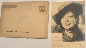 Signed Jeanette MacDonald "The Girl of the Golden West" 4 x 6" Photo W/Envelope - Picture 1 of 4