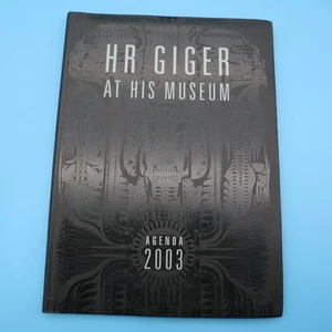 H.R. GIGER Signed AUTOGRAPH Agenda 2003 - from the Library of Stanislav Grof, - Bild 1 von 9