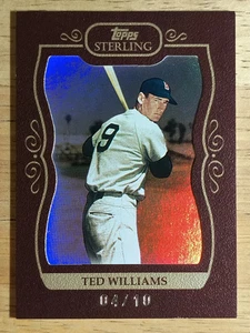 2008 Topps Sterling Framed Burgundy #254 Ted Williams - Picture 1 of 2