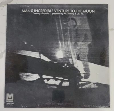 Man's Incredible Venture To The Moon Vinyl LP - 1969 - SEALED! MINT! MSP 50002 - Image 1 of 2