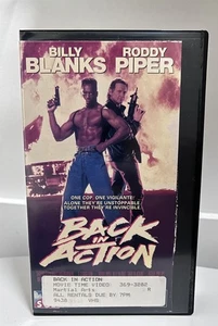 Back in Action VHS Tape Action Martial Arts Video HTF OOP Rare Video Roddy Piper - Picture 1 of 5