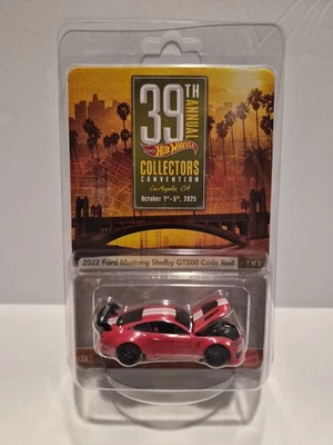 Hotwheels 39thbAnnual LA Collectors Convention '22 Code Red Mustang Shelby gt500 - Image 1 of 4