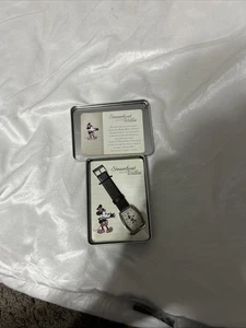 New Disney Steamboat Willie 1928 Mickey Mouse Watch In Collectible Tin 75yrs - Picture 1 of 9