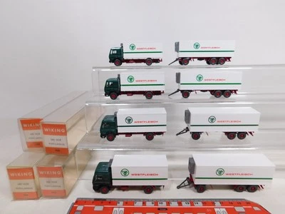 4x Wiking H0 1:87 458 Cooling Truck MB 1638 Westfleisch S.G./Mint Box #DD750-0.5 - Image 1 of 4