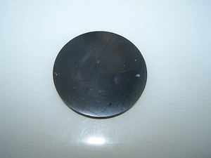 Schungit Scheibe 55 mm poliert Untersetzer Karelien - Bild 1 von 3
