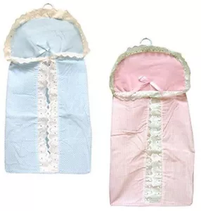 Apilador de pañales con cordones rosa azul niña nuevo - Imagen 1 de 11