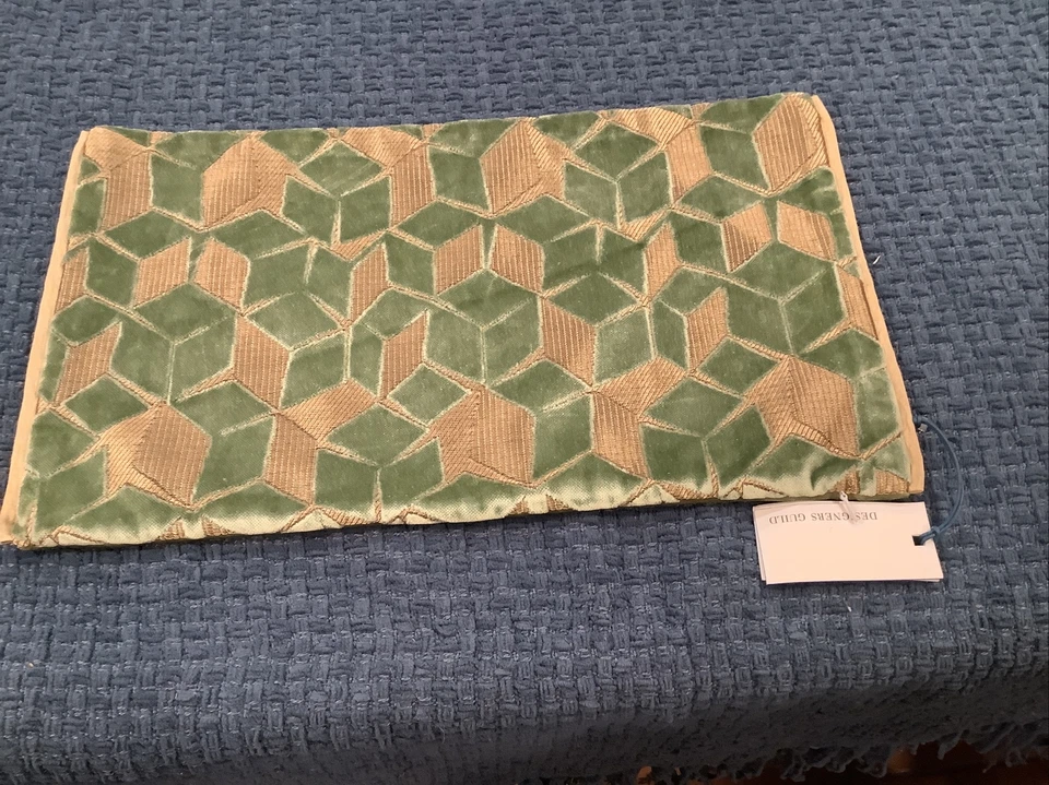 Almohadas gremio de diseño cojín algodón verde Foto 1 de 4