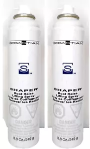 2 Sebastian SHAPER ROOT RAISE LIFTING SPRAY Hold & Volume 8.8 oz Each - Picture 1 of 1