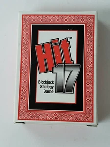 HIT 17-Learn Blackjack strategy card game-1992-gambling, gaming-new - Picture 1 of 10