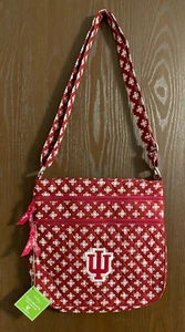 Vera Bradley Indiana University Triple Zip Hipster - NWT - Picture 1 of 2