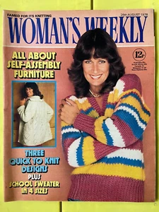 Woman's Weekly Magazine 26th August 1978 Inside Fashion, Knitting & More 526F - Imagen 1 de 2