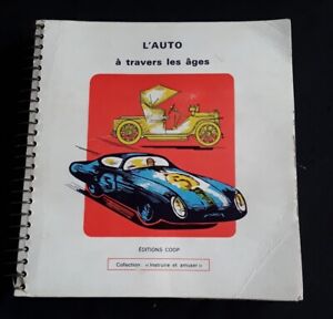 L'AUTO À TRAVERS LES ÂGES ÉDITIONS COOP COMPLET DE SES 100 PLAQUES MÉTAL 1964  