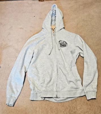 M/W Grey Fleece Full Zip Hoodie by District-Medium USED from Bear Creek Saloon - Image 1 of 4