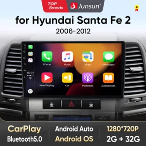 9" Android 13 Autoradio Mit GPS Navi WIFI Für Hyundai Santa Fe II 2 CM 2+32GB - Bild 1 von 13
