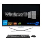 Aio I3 27 Curved Win10 8Gb 240Gb Desktop Computer Editing Gaming Graphics Game