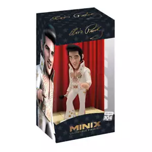 Elvis Presley White Suit 104 Detailed Collectible MINIX Figure for Music Fans - Imagen 1 de 3