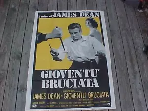 Original James Dean Filmplakat Rebel ohne Ursache italienisch um 1955 - Bild 1 von 1