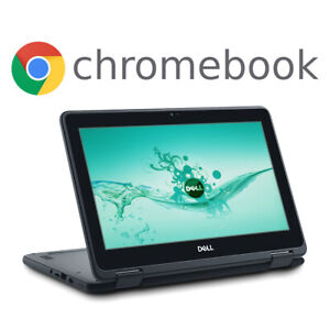 Dell 11.6" Convertible Chromebook 11 5190 w/Celeron 1.1GHz/4GB/16GB - Good