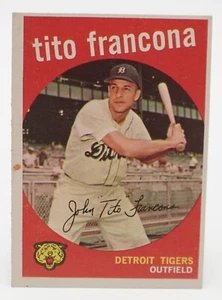 1959 TOPPS BASEBALL #268 - TITO FRANCONA - Picture 1 of 2