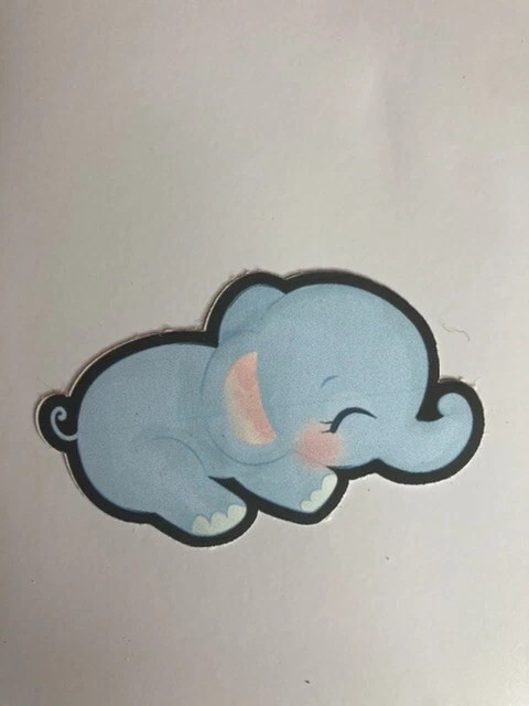 Elephant  laptop stickers | 5pc Set - Image 1 of 4