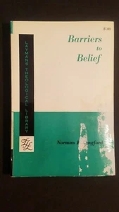 1952 Barriers to Belief Norman Langford Layman's Theological Library Softcover - Picture 1 of 5