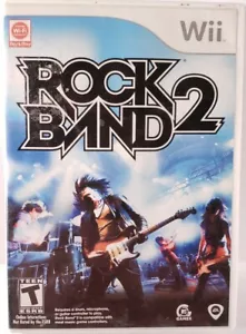 Nintendo Wii / EA Games Rock Band 2 Game DVD + Instruction Book. 2006. TESTED - Picture 1 of 8