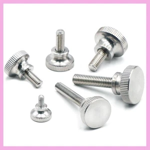 Rändelschraube hohe Form Edelstahl A2 Rändel Schrauben M3 M4 M5 M6 - Bild 1 von 5