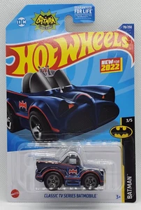 Batimóvil Batimóvil Serie de TV Clásica Azul Hot Wheels 2022 #70 - Imagen 1 de 1