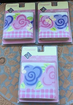 Enchanted Garden Pink Purple Butterflies Flowers Decorative Wall Border Kids 3 x Foto 1 de 2