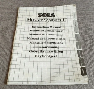 Sega Master System II 2 Console Instruction Manual Book - Picture 1 of 2