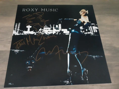 AUTHENTIC SIGNED ROXY MUSIC BRYAN FERRY 10 X 10 AUTOGRAPHED PHOTO COA REAL Cover