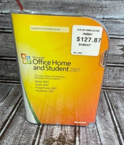 Microsoft Office Home and Student 2007 Windows CD with Product Key GENUINE - Picture 1 of 6