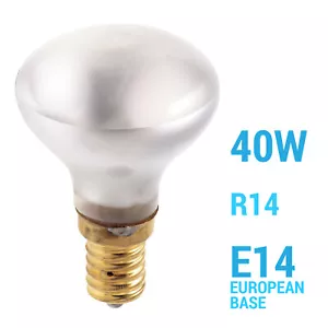 40W Watt R14 European E14 Clear 2700K Warm White 120V Volt - Picture 1 of 5