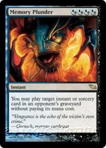 MTG - MEMORY PLUNDER - Shadowmoor (R) - Image 1 of 1