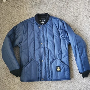 CHAQUETA AISLANTE HOMBRE FRIGIWEAR 0525R AZUL TALLA MEDIANA USADA EN EXCELENTE ESTADO - Imagen 1 de 8