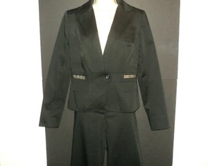 NEW Ann Taylor Loft Jacket Size 4, Marisa Pants Size 10 Pant Suit Black - Picture 1 of 9