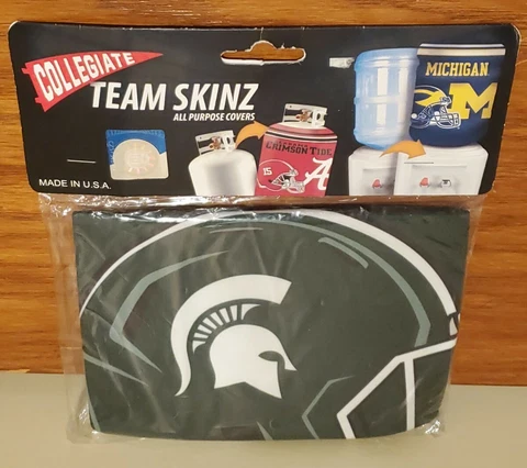 Michigan State Spartans Collegiate Team Skinz Propane Tank / Water Cooler Cover Cover