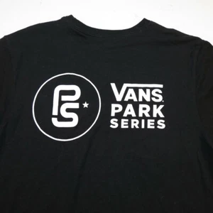 VANS PARK SERIES PS OFF THE WALL SKATE SKATER TEE T SHIRT Mens S Black  - Picture 1 of 4