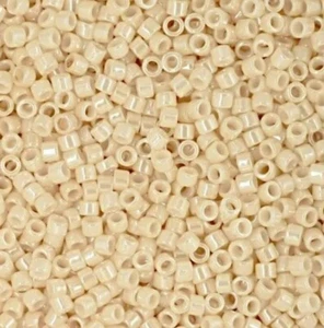 Miyuki Delica Beads Size 11 Duracoat Opaque Beige Code - 2105 - 5 Grams - Picture 1 of 1