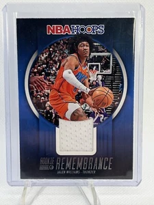 2023-24 Panini NBA Hoops Rookie Remembrance RC PATCH Jalen Williams RR-JWI - Picture 1 of 4