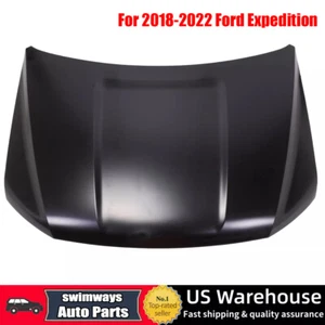 Aluminum Hood Panel Bonnet Shell For 2018-2022 Ford Expedition Primed Black - Picture 1 of 13