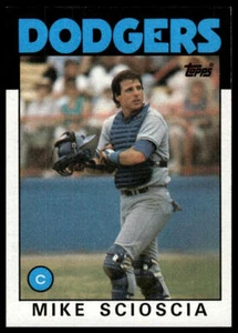 1986 Topps #468 Mike Scioscia - Picture 1 of 2