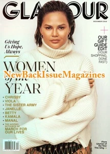 Glamour 12/18,Chrissy Teigen,Women of the Year,December 2018,BRAND NEW,*LAST ONE - Picture 1 of 1