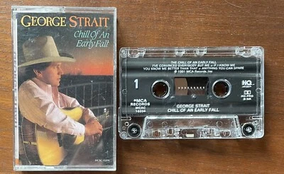 George Strait – Chill Of An Early Fall - MCA Records – MCAC-10204 - 1991 - Image 1 of 3