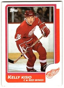 1986-87 Topps Kelly Kisio #116 Detroit Red Wings