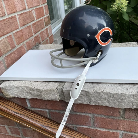 VINTAGE RAWLINGS '79 CHICAGO BEARS HNFL-N HELMET SIZE SMALL Cover