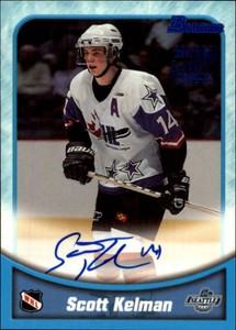 1999 Bowman CHL Autographs #BA29 Scott Kelman